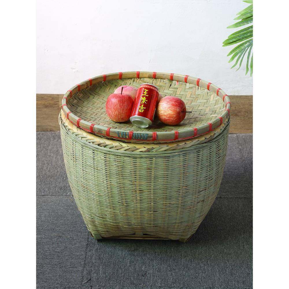 竹编大号箩筐淘米箩粮食竹筐手工艺农家喜事筐簸箕田园风竹制品,特色手工艺,竹编/竹雕,淘宝优惠券,粉丝福利购,淘宝优惠卷