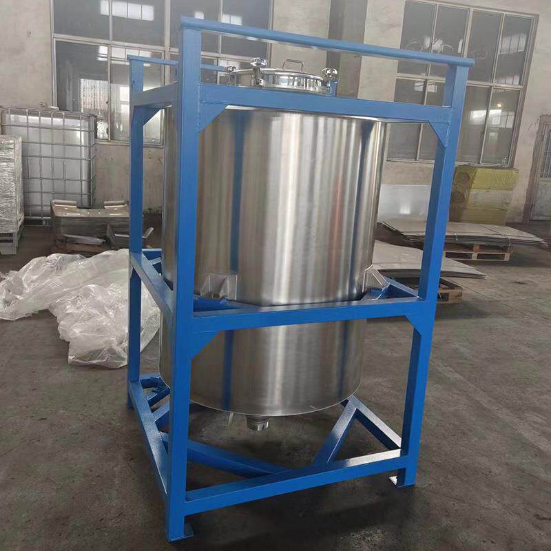 不锈钢吨桶方圆形储水罐1000升吨桶全新定制化工16电解液桶加厚