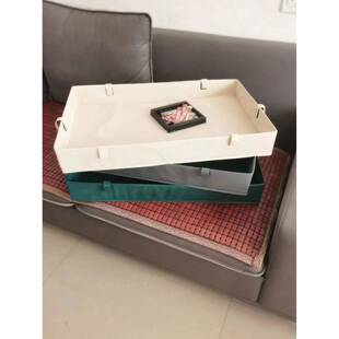 沙发底部折叠防尘收纳盒杂物整理箱汽车后备箱储物盒