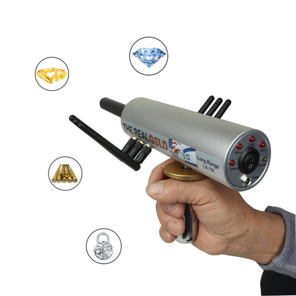 高灵敏信号天线地下金属探测器远程大范围扫描跟踪黄金定位探测仪