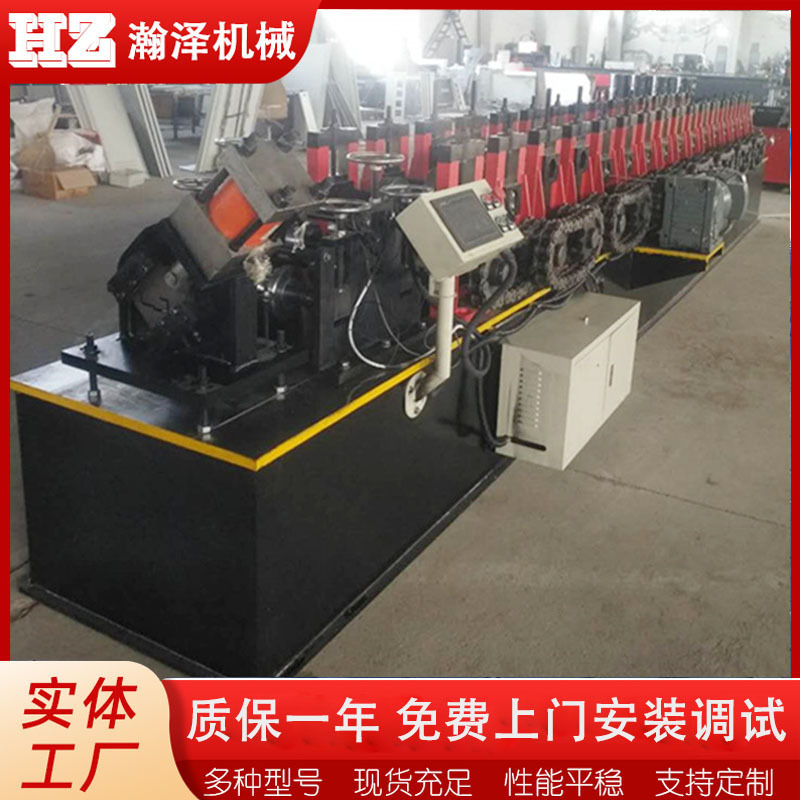 全自动C型钢电器柜立柱骨架型材生产线 GGD电气柜立柱成型机设备