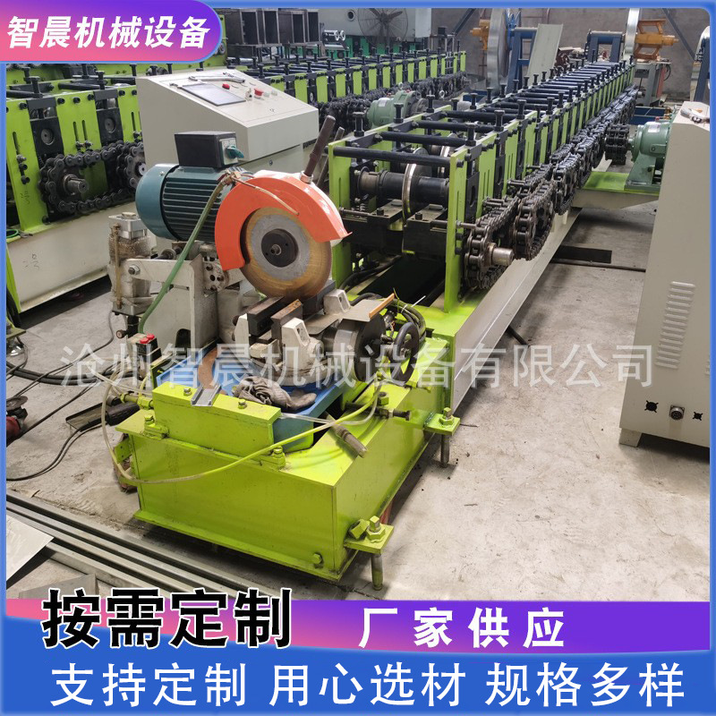 供应全自动卷帘门吊轨设备 移动电梯导轨压瓦机 吊轨冷弯成型机