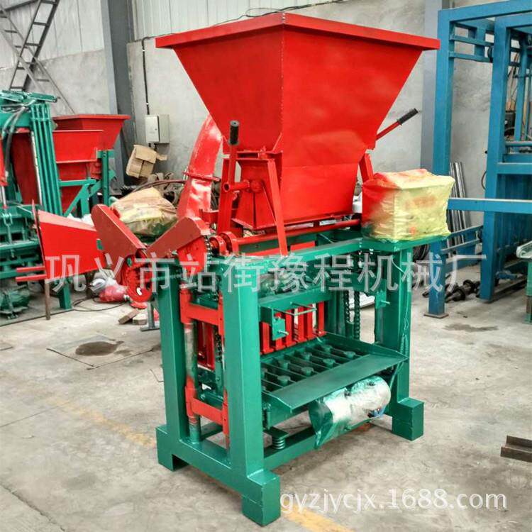水泥连锁制设备 矿蒸尾养免烧砖机 砖海绵城市砖小型4-2b透水砖机