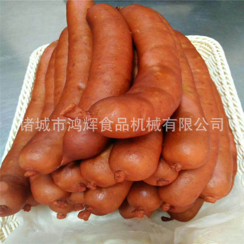 鸿30型屏辉现货红肠蒸煮箱电加热香肠烟熏触摸操作机全自动粉肠蒸