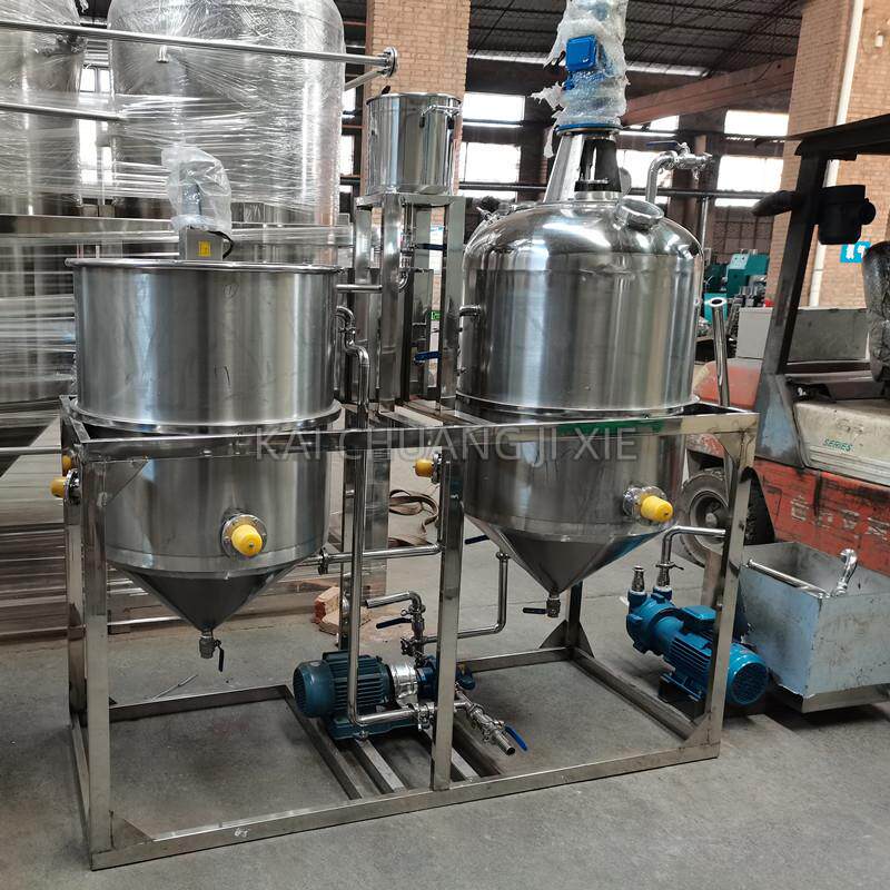粮油加工精精炼设备 菜籽炼花生毛油炼罐 椰子油AEF精生产线