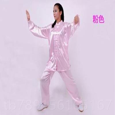 新款功新气功太极拳晨练服服中老年服装练剑服武术练服女手款工太图片