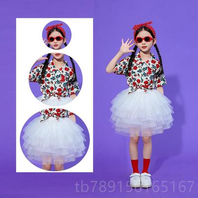 新款儿港风复古童街舞服夏威夷衬衫代少爵儿士卡拉永远OK8090年演