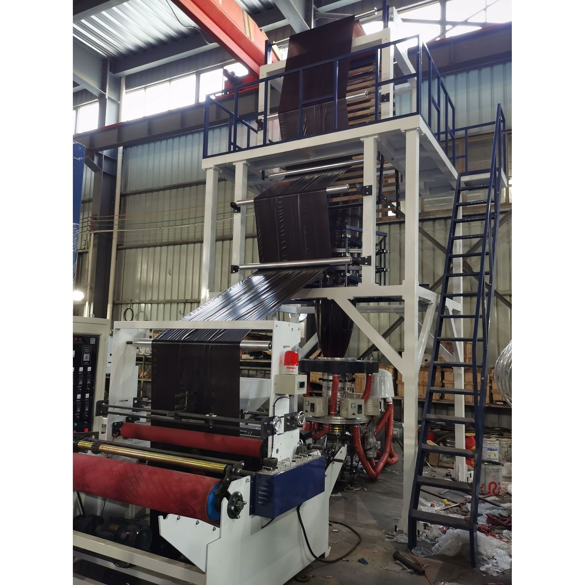 可降解两层快递袋吹膜机 PLA PBAT PVA水溶性生物降解塑料薄膜