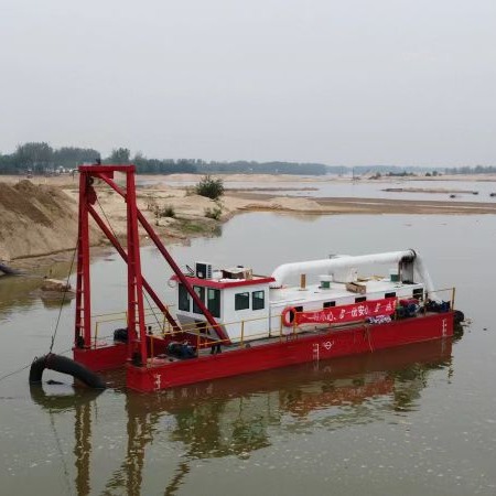源头厂家生产 射吸抽沙船 采沙设备吊管式双泵设计 产量大油耗底