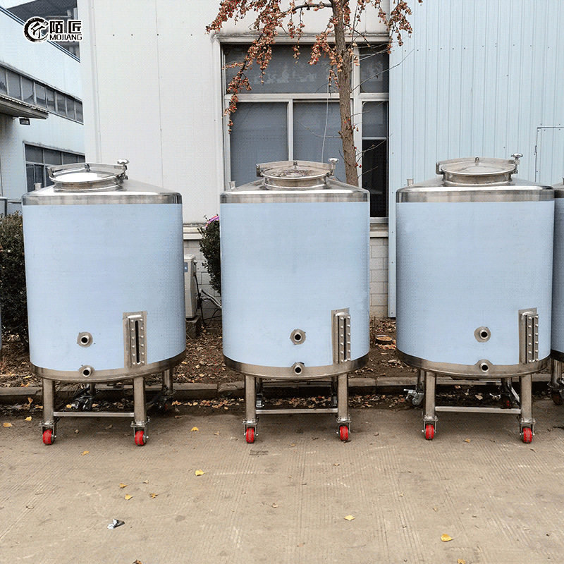 非标定制不锈钢储罐 移动式拉缸 化工液体搅拌罐可加万向轮