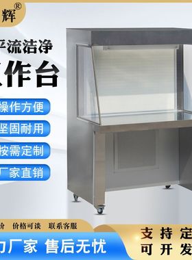 洁净工作台无尘车间不锈钢净化台单双人位垂直流实验室生物安全柜