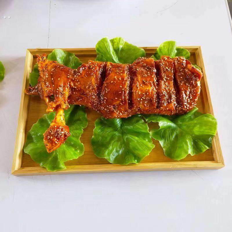 仿真烤羊排烤羊腿模型假样商用道具展示食品模型卖烤箱内展示道具