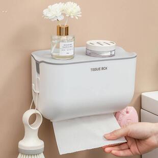 纸巾盒 壁挂式卫生纸置物架 化妆室卫生纸盒 抽取式卫生纸卷筒卫