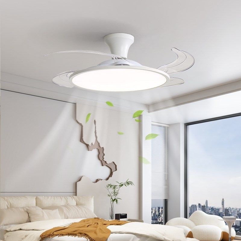 风扇灯2025新款简约现代吸顶灯卧室灯大风力隐形静音餐厅吊扇灯,家装灯饰光源,风扇灯,淘宝优惠券,粉丝福利购,淘宝优惠卷