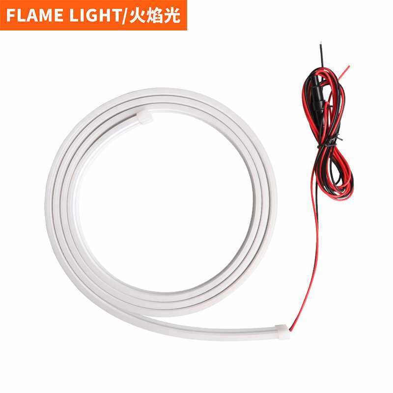 汽车启动扫描贯穿日行灯动态led超亮机盖灯双模式引擎盖灯条气氛