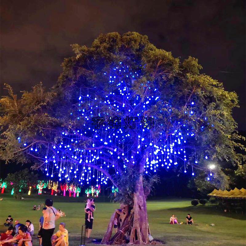 景观烟花彩灯公园景区造型景观艺术灯光节商场广场户外灯展亮化灯