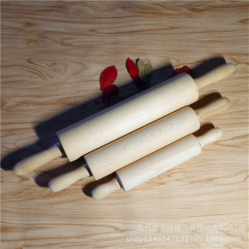 榉木擀面杖活动擀面杖面棍滚轴擀面杖 rolling pin木厨具