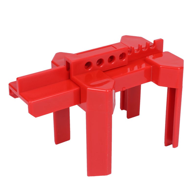 QVAND全盾 可调节球阀锁管道截止直柄不锈钢手柄阀门安全锁具