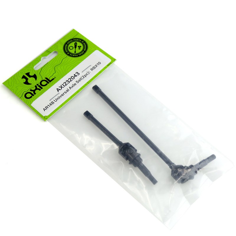 Axial RBX10 Ryft越野管架车传动轴AR14B桥用万象节一对AXI232043