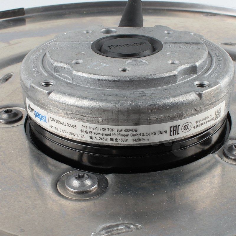 德国原装 R4E355-AL02-05 230V M4E074-GA 净化设备FFU风机