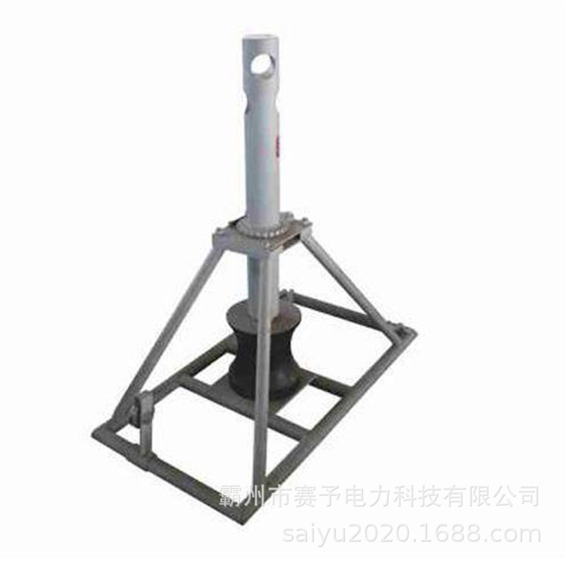 供应LJS-10手推绞磨电力施工手推牵引机负荷10KN人力电缆绞磨机