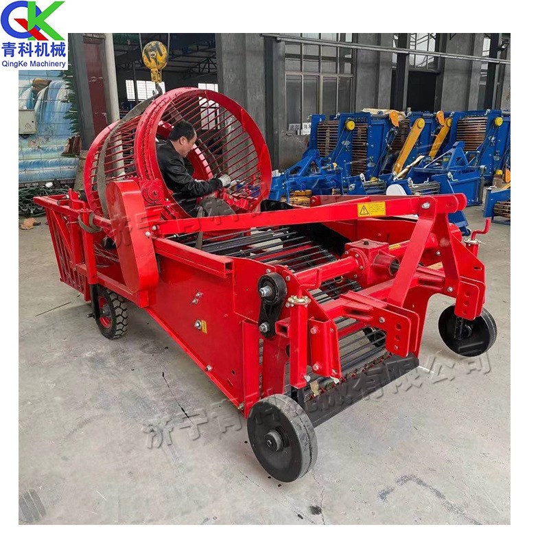 Plastic recycling machine 滚筒式农田拾膜机 秸秆根茎捡拾机