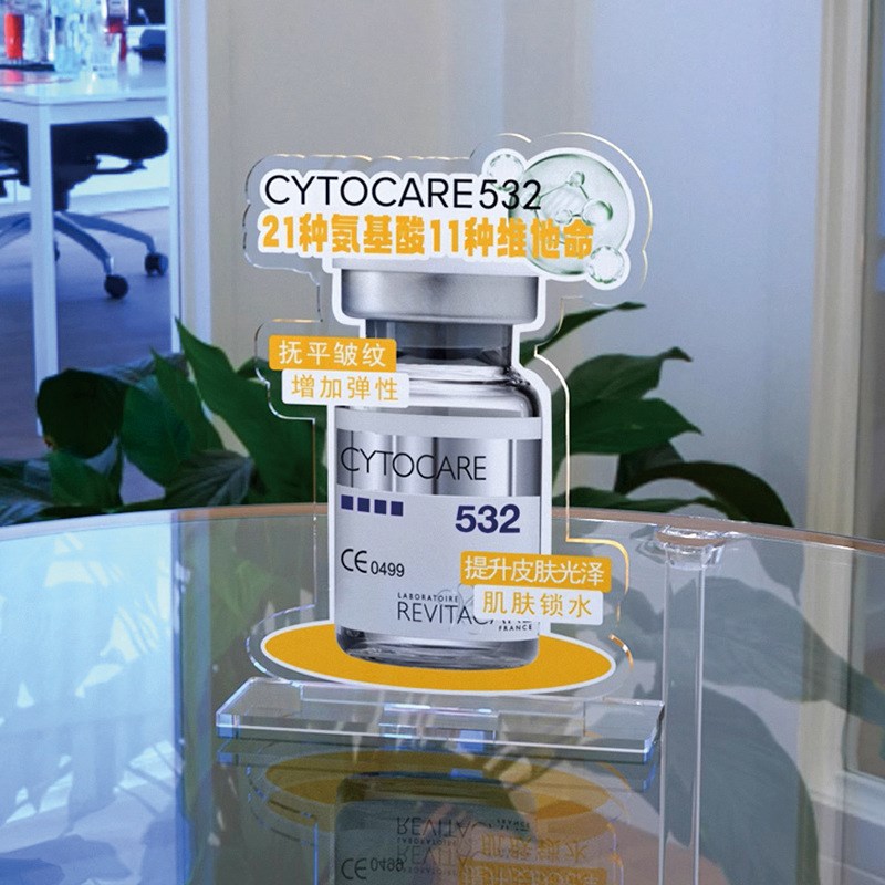 透明亚克力产品展示牌UV打印桌面台卡异形广告牌制作