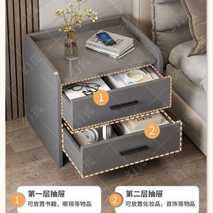 多层储物柜 床头柜卧室家用现代简约小户型出租屋收纳柜床边柜新款