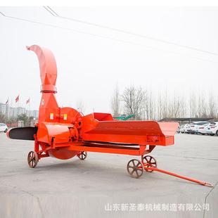 高效率秸秆铡草机工作视频青储黄储秸秆铡草机养殖致富好帮手