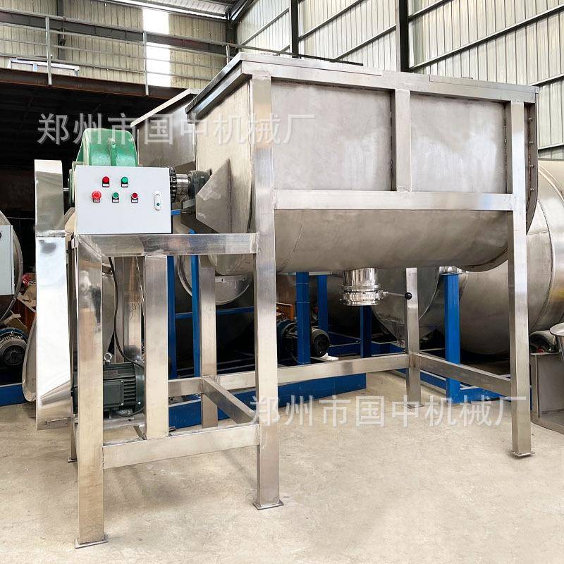 304U型不锈钢卧式搅拌机粉末拌料机腻子粉颗粒化工食品混合混料机