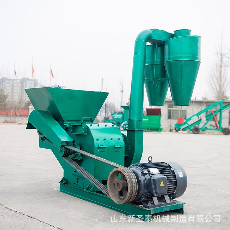 农用秸秆稻草粉碎机效果沙克龙除尘秸秆稻草粉碎机锤片式粉草机