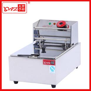 王子西厨油炸机DF-81N台式单缸单筛电炸炉薯条机餐饮厨房设备