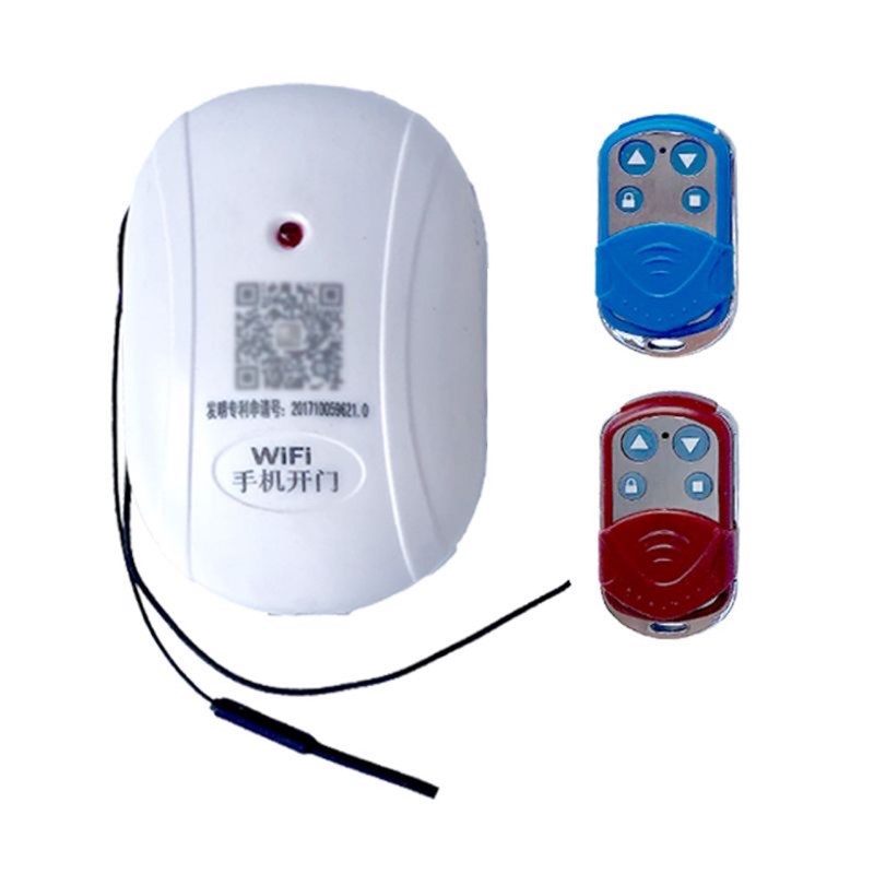 手机APP手机远程开关门控制器外挂链条电机接收盒管状电机控制器