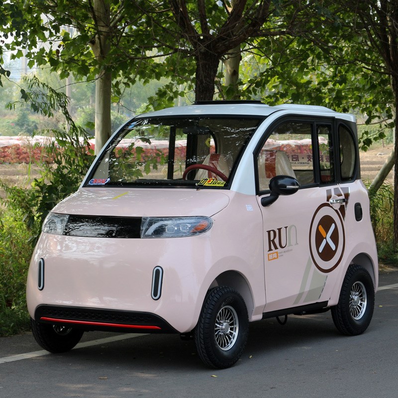 低速老头乐电动四轮汽车女士代步迷你小型家用新能源四轮代步电车