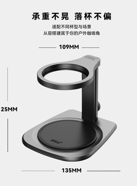 CERA便携折叠咖啡机SD02支架秒变家用机兼容PCM04/03/骑士58 手冲
