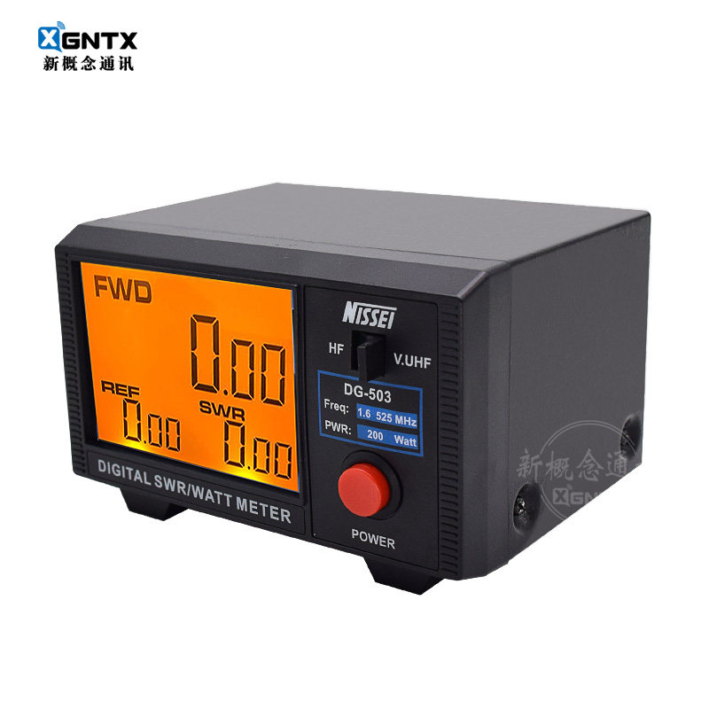 纳胜DG-503驻波l表测量短波UV段驻波功率计液晶数字显示1.6-60MHz