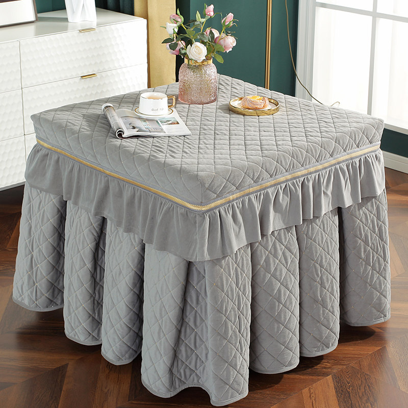 正方形烤火罩加厚电炉罩电u烤炉取暖炉桌子罩套烤火被冬麻将机桌