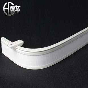 窗帘轨道c幔轨窗帘帘头轨道窗幔轨道窗帘滑轨魔术贴轨道刺面