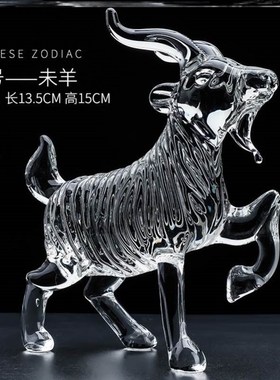 水晶十二12生肖鼠o牛虎兔龙马羊猴鸡狗猪属相玻璃摆件工艺品