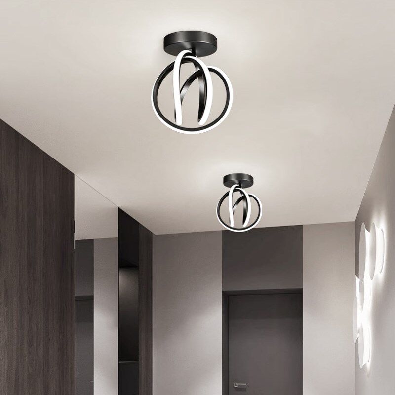 现代极简艺术led吸顶灯过道灯创意个性入户玄Q关走廊阳台灯具新款