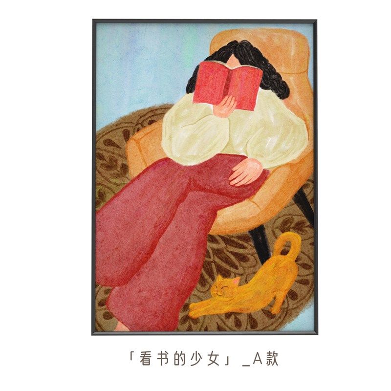 沙发背景抽象人物装饰画竖版客厅C玄关艺术卧室纯手绘背景墙壁挂
