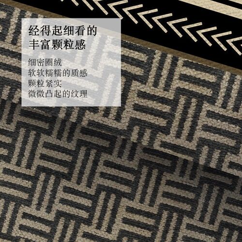 简约耐脏进门入户垫耐磨防滑玄关家用客厅地毯高级轻W奢入户门地