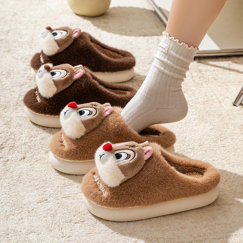 奇奇蒂蒂a棉拖鞋男士2024新款家居室内保暖毛绒情侣秋冬季棉拖鞋,居家布艺,居家棉拖/棉鞋,淘宝优惠券,粉丝福利购,淘宝优惠卷