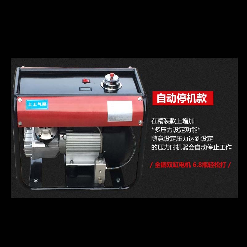 双缸水冷电动打气机大瓶30mpa供气可调测J压泵高压充气泵定制40mp