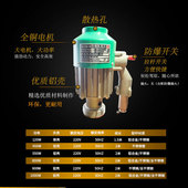 手提电动抽油泵大功率不锈钢防爆耐腐蚀I油桶汽油甲醇防静电加油