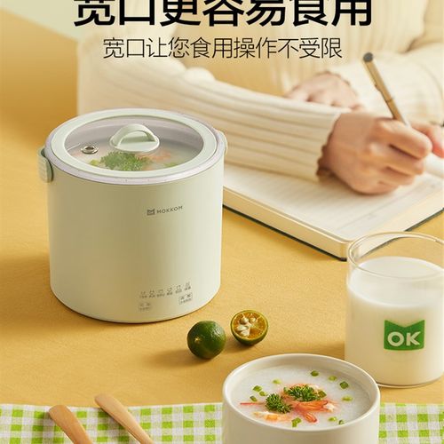 艾仕玛多功d能电炖锅1L容量小南瓜电煮锅煲养生汤煮粥火锅宝宝辅