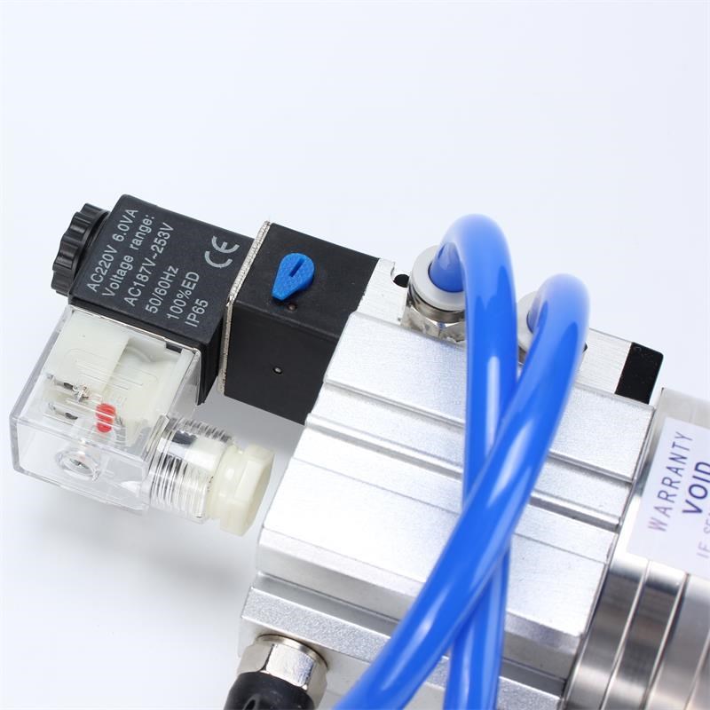 澳博真空气动挡板阀波纹管阀芯角阀GDQ-J16b快卸连接厂家现货