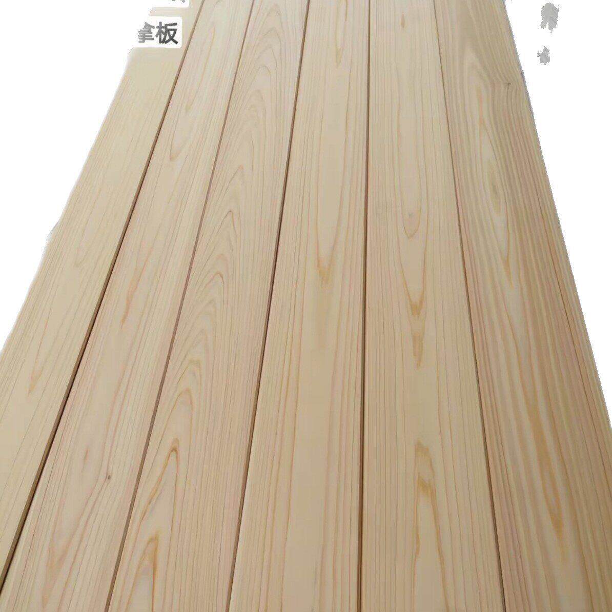 厂商直供进口日本桧木墙壁板香柏木桑拿板无节免漆扣板实木素板