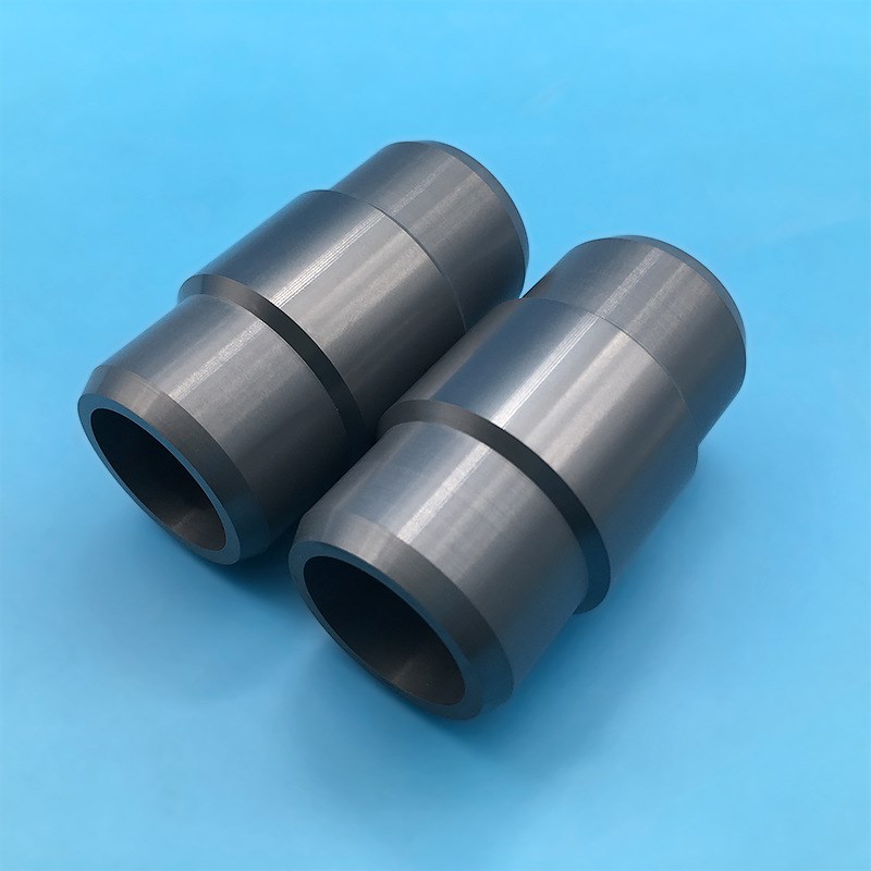 异形精密陶瓷管加工 非标氮化硅陶瓷件定制 加热黑色陶瓷管套