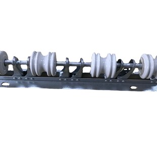 四位双梗热镀锌电力线架支架 电力供电瓷瓶电缆街码四位街码配件